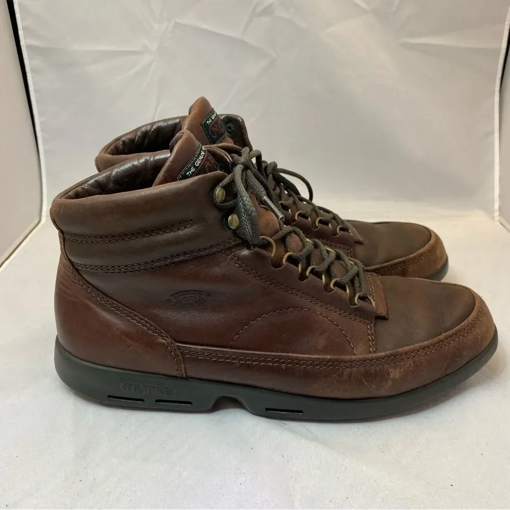 Ecco Mobile Genuine Footwear Brown Leather Men's Boots Size 41/7-7.5